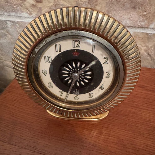 Vintage Equity tabletop clock used, antique analog