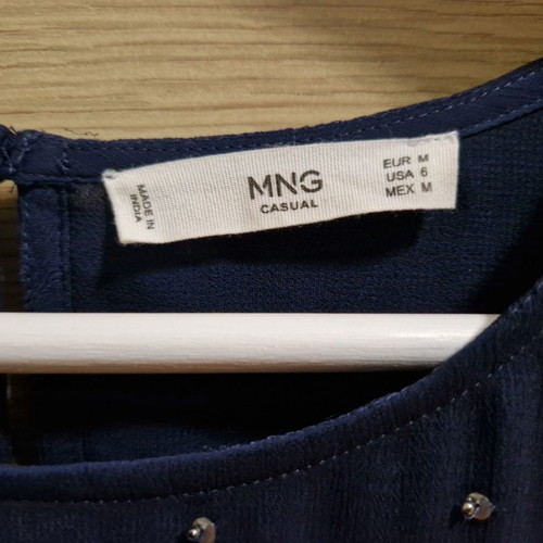 Mango blouse new, size M, blue