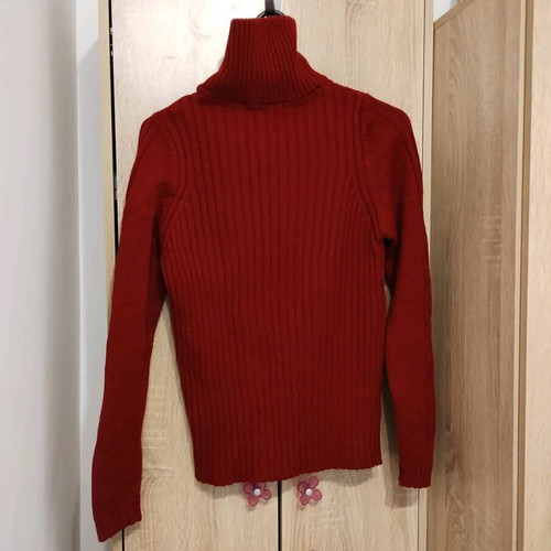 Vest with zipper like new, red, size M
