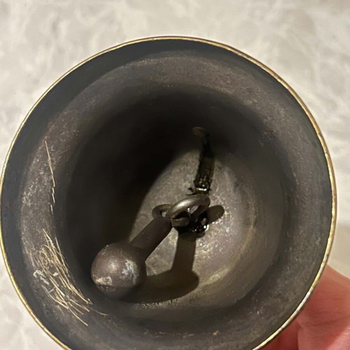 Tibetan Bell used, brass, 19x8.5 cm