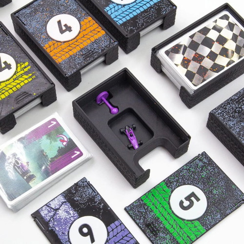 Heat Pedal to the Metal Board Game Organizer with 3 Expansions Insert