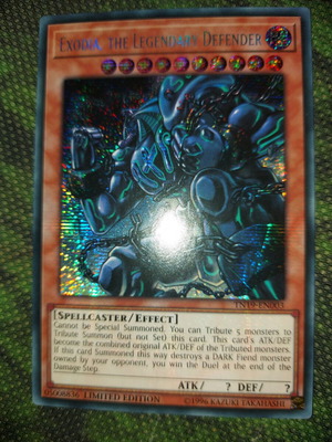 Exodia The Legendary Defender Secret Rare like new
