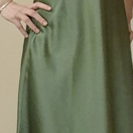 Sweet Miss satin dress like new, green, size S/M