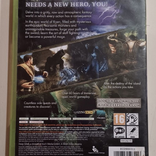 Risen Xbox 360 game like new, standard edition
