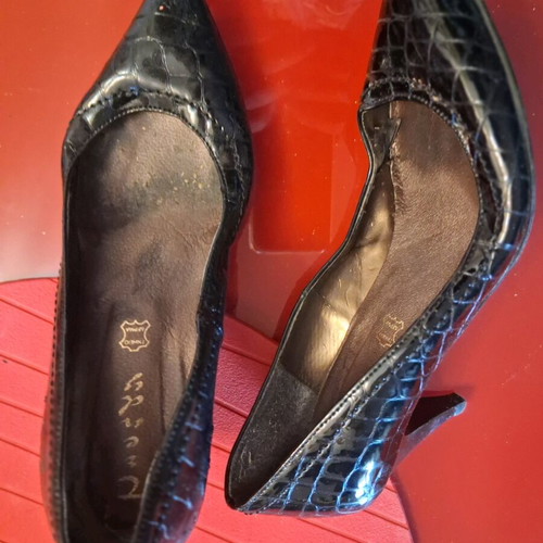 Women's shoes used, pack of 12, size 37.5, black and gray