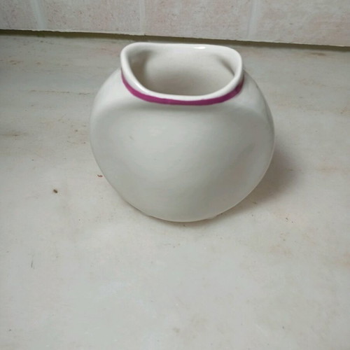 Handmade ceramic decorative vase like new
