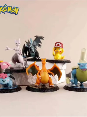 Pokémon φιγούρες καινούργιες, πακέτο 6 συλλεκτικές
