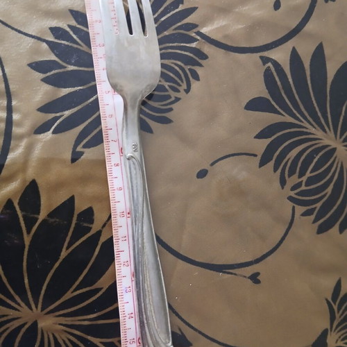 Set of 12 forks silver plated 800 used, very good condition