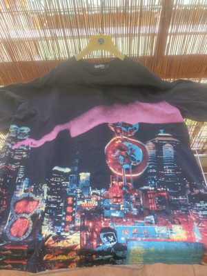 Hip Hop T-shirt cotton black XL like new, wide fit