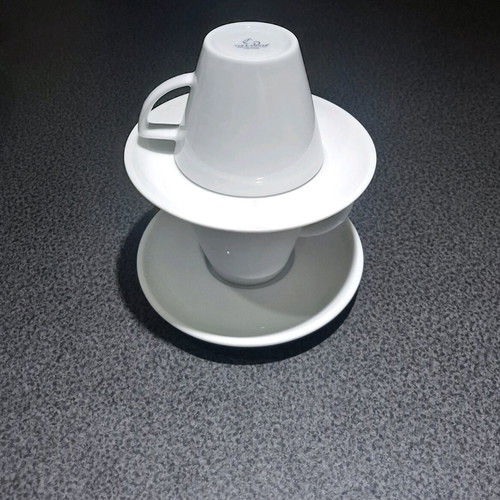 Nescafé Gold porcelain cup and saucer set new