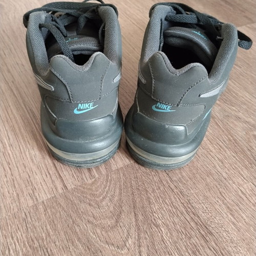 Nike athletic shoes, dark grey, size 37.5