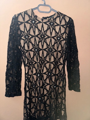 Serendipity black dress new, size S