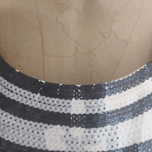 Lisa Campione summer dress like new, black and white embroidered