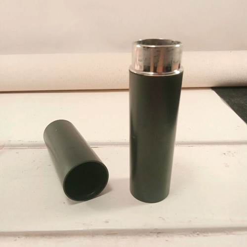 Plastic black case box used 16 cm height