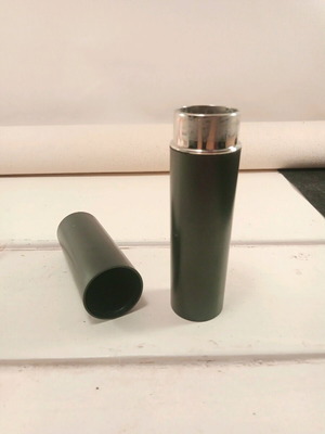 Plastic black case box used 16 cm height
