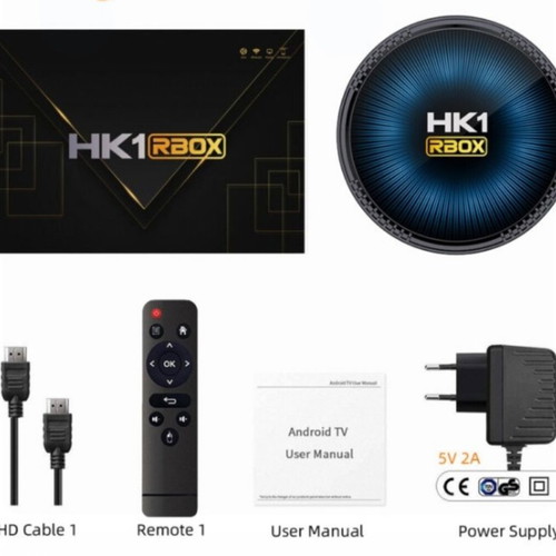 HK1 RBOX W2 Smart TV Box 4GB RAM 64GB ROM Android 11.0 8K Ultra HD