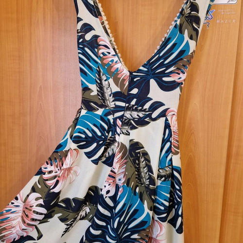 Maxi dress Shine2gether new, size S-M, multicolor with green