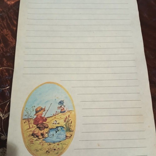 Mini pack of used letters from the 1980s