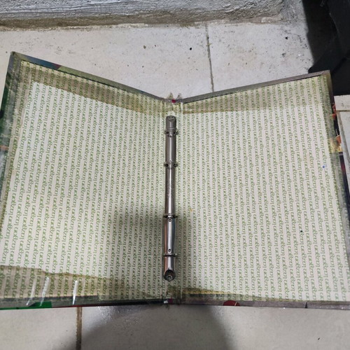 Vintage folder from 90s used