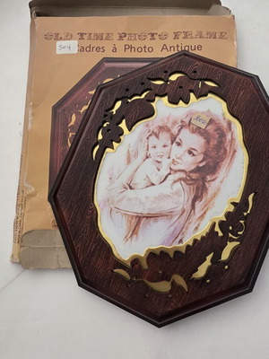 Vintage Old Time decorative photo frame with original box