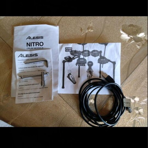 Electronic drums with Alesis drum module like new