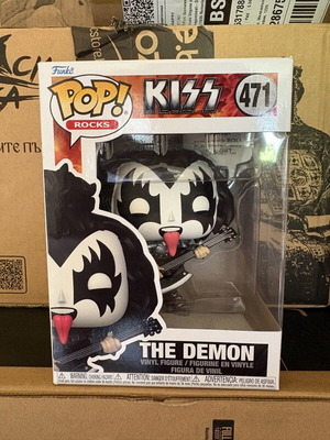 Funko POP The Demon Gene Simmons KISS vinyl figure like new