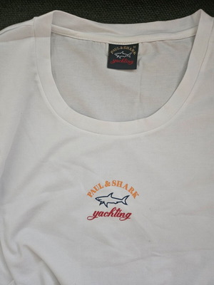 Paul & Shark T-shirts new, white, cotton, sizes S, M, L