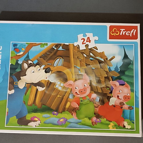 Children's puzzles used, set of 4 pieces