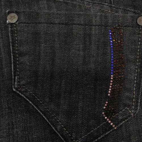Jeans with strass like new, size M 38 10