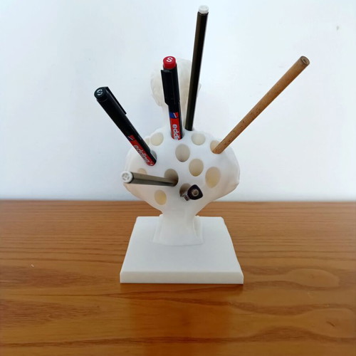 Julius Caesar pencil holder new, 3D printed, 20 cm