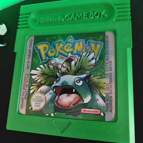 Pokemon Green Nintendo Game Boy Custom 3D Printed Wall Art