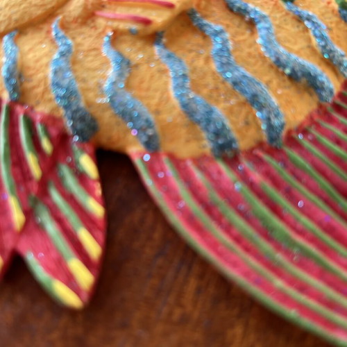 Ceramic decorative tropical fish wall art new