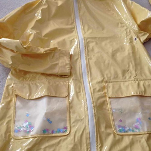 ZARA waterproof kids jacket like new, yellow, size 146 cm