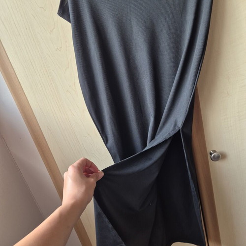 Shein One Shoulder Top and Maxi Skirt Set like new, black, S/M