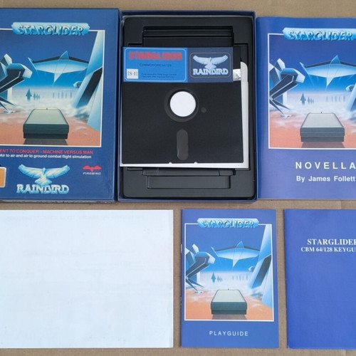 Starglider Commodore Disk game like new, big box