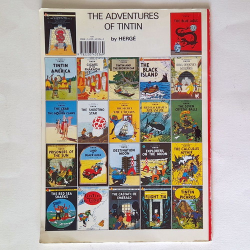 Tintin The Black Island used, English