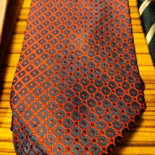 Roccobarocco ties used, pack of 7 silk Italian ties