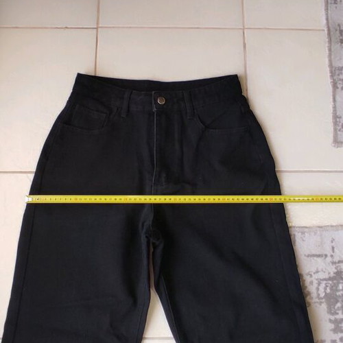 Shein black denim pants like new, size M / 38 / 10