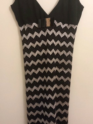Sparkling dress used, size M/38/10, with lining