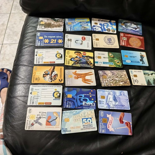 Phone cards used, pack of 140