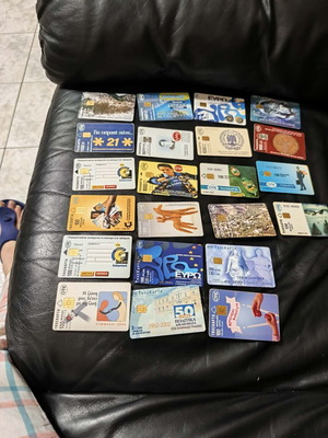 Phone cards used, pack of 140