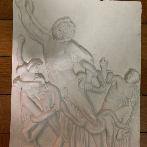 Laocoön Group used, plaster embossed wall decoration