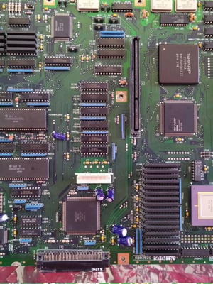 Sharp X68000 motherboard used