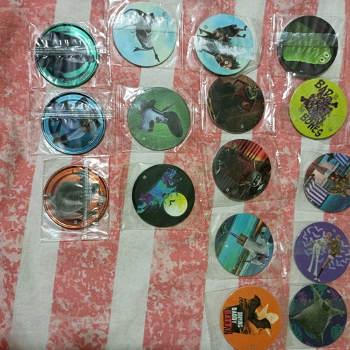 Chipicao caps used, Hotel Transylvania 2018, set of 12 pcs