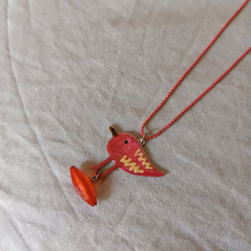 Boho necklace used, long as shown
