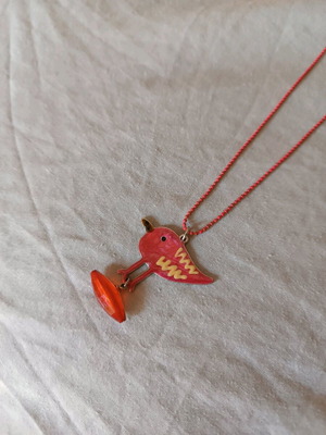 Boho necklace used, long as shown