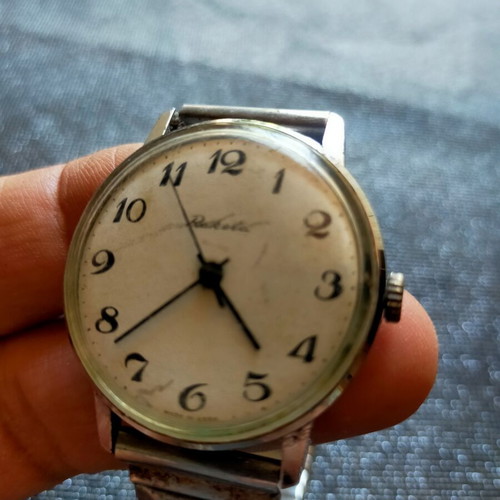 Raketa mechanical watch used, works