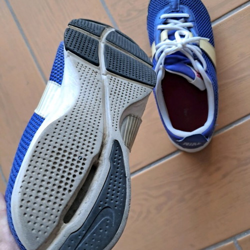 Nike sport shoes size 40 used, blue purple color