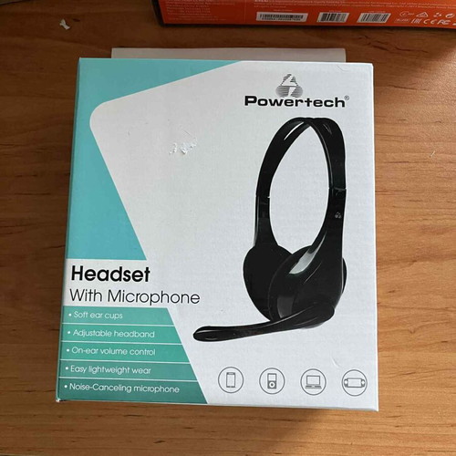 Powertech On Ear Multimedia Headphones with Microphone and 3.5mm Jack