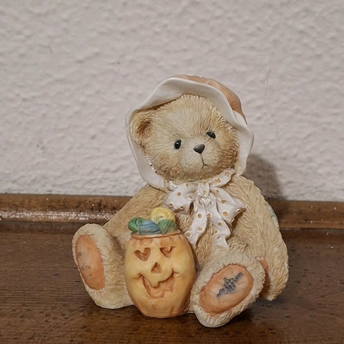 Cherished Teddies Connie Halloween Edition 1993 figure like new